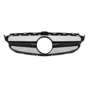 Mercedes-Benz C63 AMG Grille - Omac - Black - '15-'18